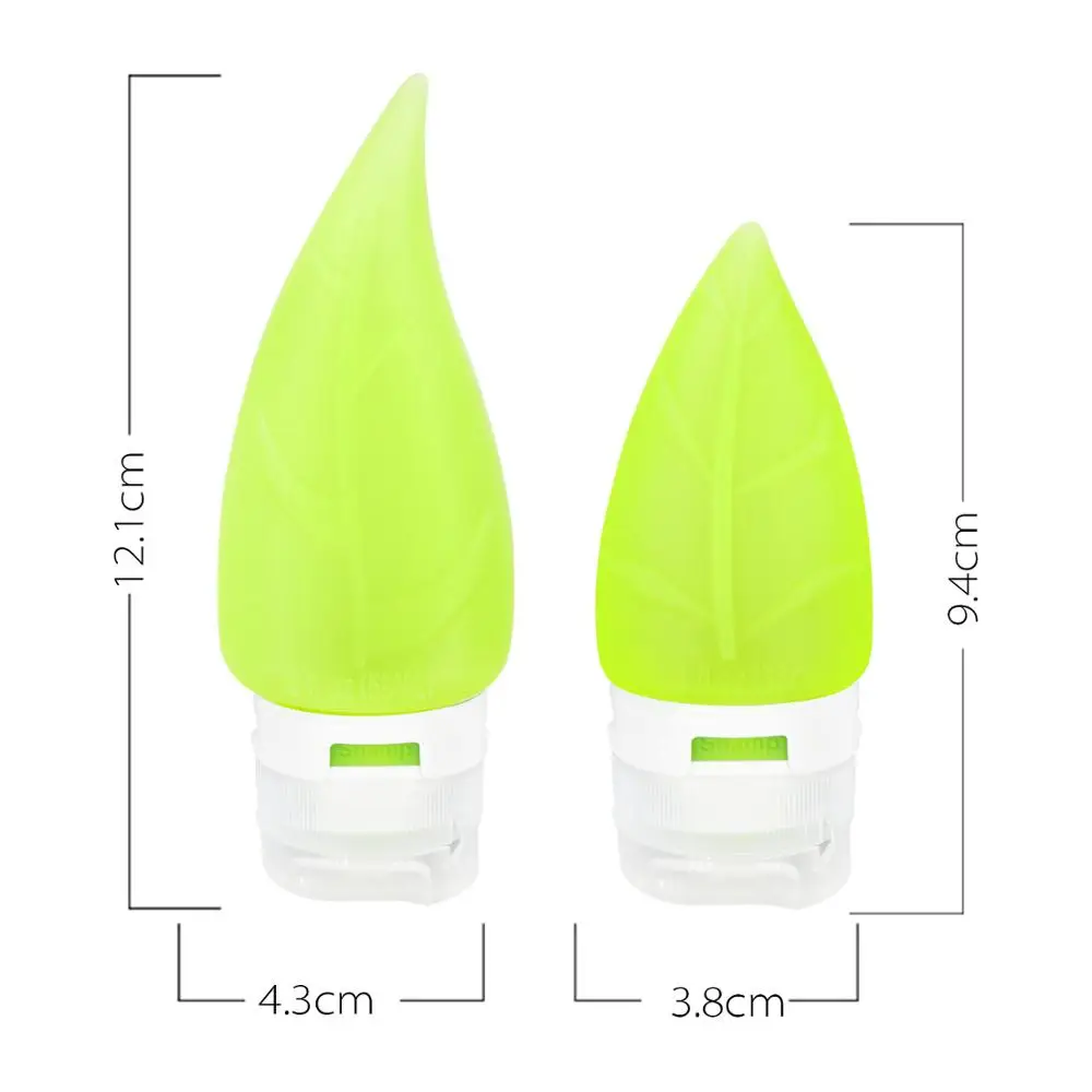 
Portable travel bottle Leak Proof Squeezable Travel Size Toiletries Containers Refillable travel accessory for shampoo liquids 