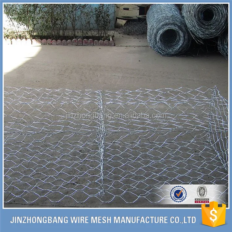 
200x30x30cm size 50x100mm mesh galfan welded gabion 