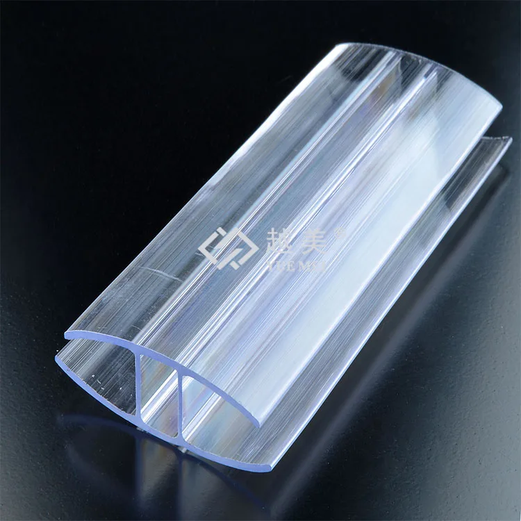 Custom Size 4mm 6mm 8mm 10mm 16mm Polycarbonate Sheet Connector H and U Profile