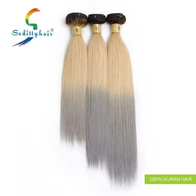 New  colored brazilian hair 3 tones  hair  wholesale