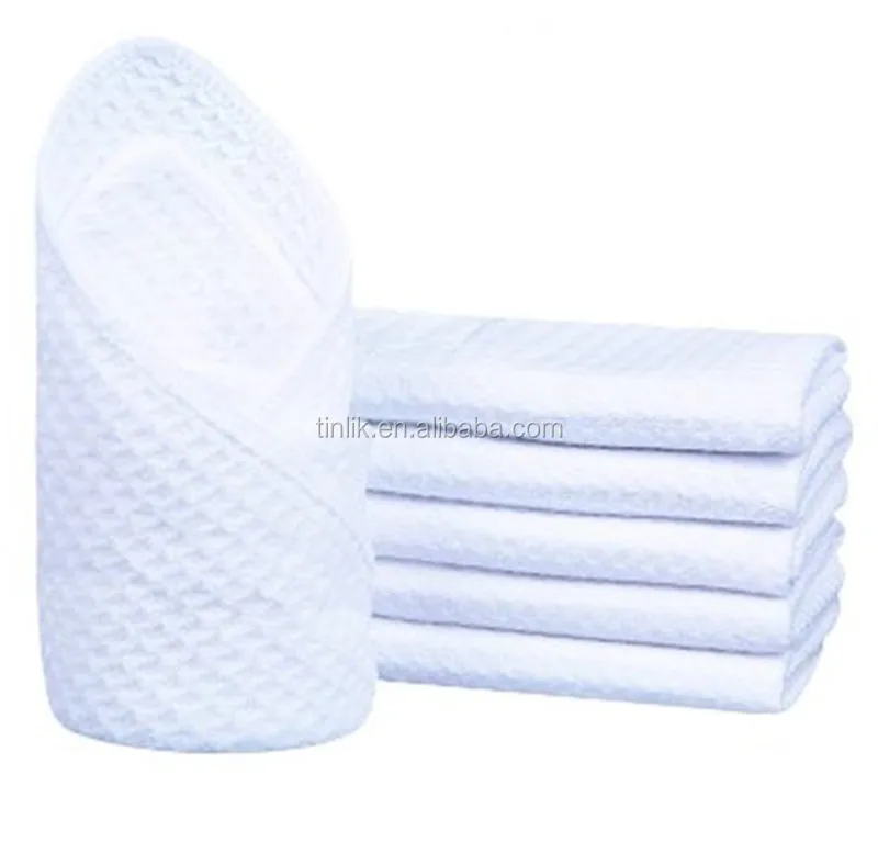 6 Pack 16inch X 16inch 80%Polyester/20%Polyamide Microfiber Deep Waffle Weave Cleaning Towel