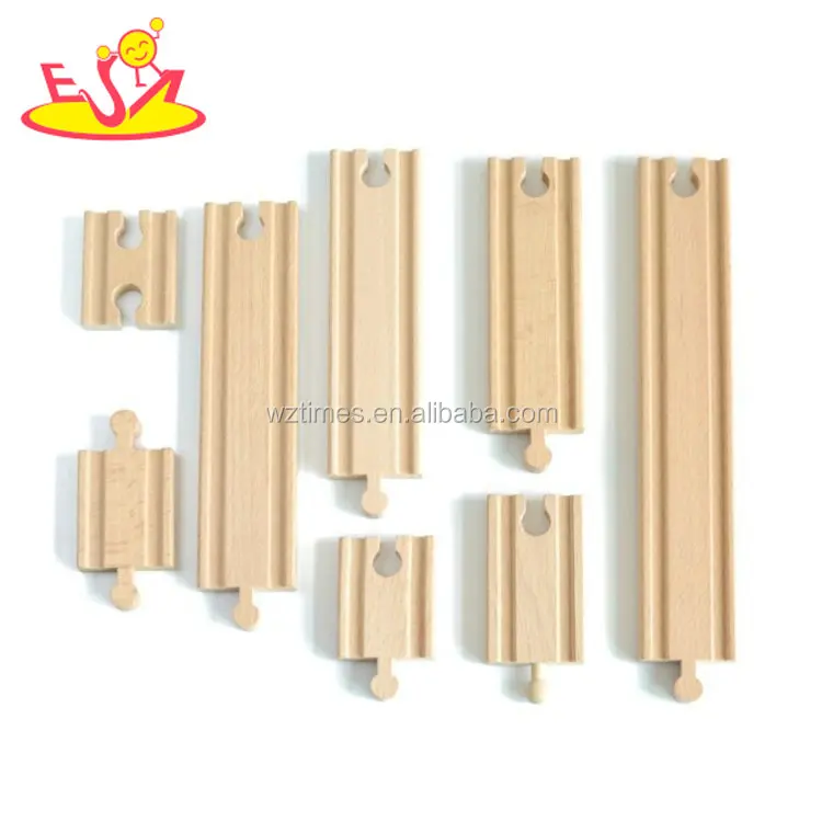 kid Wholesale simply design train toys wooden train track for preschool W04C144