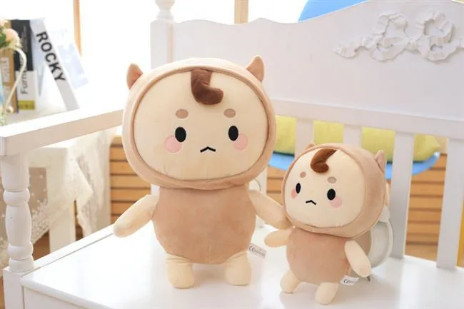 Wholesale custom plush buckwheat doll toy lonely and brilliant god buckwheat doll gift