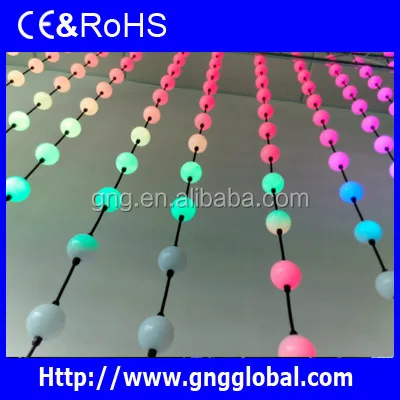Waterproof full color dmx rgb led ball hanging ball light