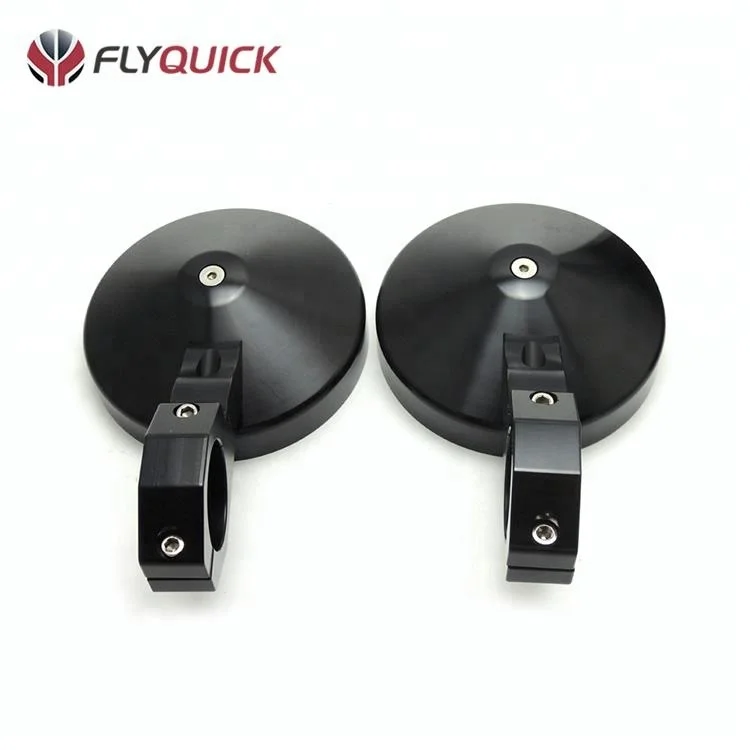 Алюминиевые круглые боковые зеркала заднего вида с ЧПУ для Polaris Ranger RZR Can-Am Maverick 1,75 дюйма 2 дюйма