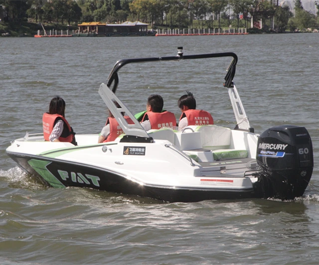 4.8m outboard engine mini yacht luxury jet boat for fishing and leisure