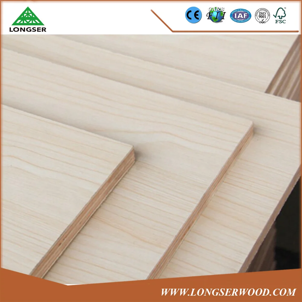 
Competitive Price Melamine Plywood / 5mm Melamine Backing Board 