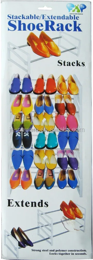 21pairs/ 30pairs Modern stackable Shoe Rack , Extension 6 layers/8layers shoe racks, cubby shoe rack---showcase