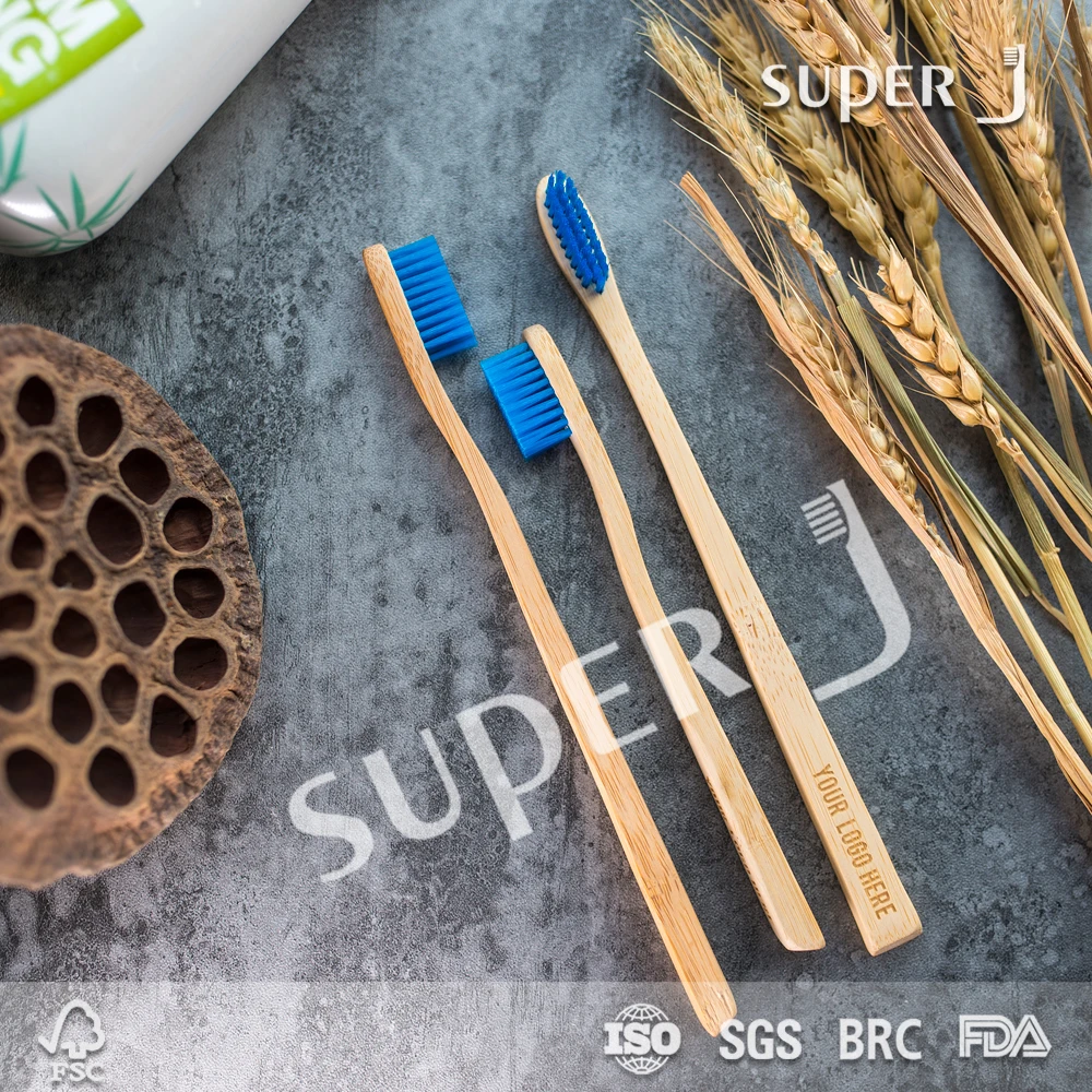 China Manufacturer Biodegradable feature charcoal bamboo toothbrush in yangzhou