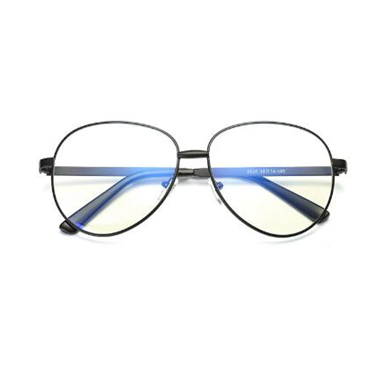 Big Frame Design Blue Light Blocking Protect Glasses for Computer or Anti Blue Light Ray Blocking Glasses with Metal Frames