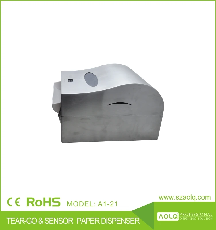 Stainless Steel Automatic Paper Dispenser, Sensor Tissue Dispenser, Electric Paper Towel Dispenser