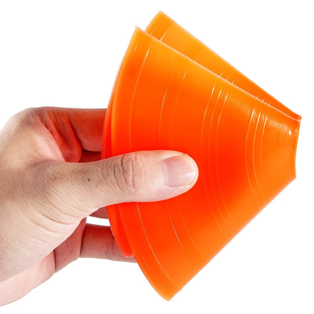 Football Mini Training Agility Cones Soccer Cones  20 Pack with Carry Strap Speed Training Equipment Training & Coaching