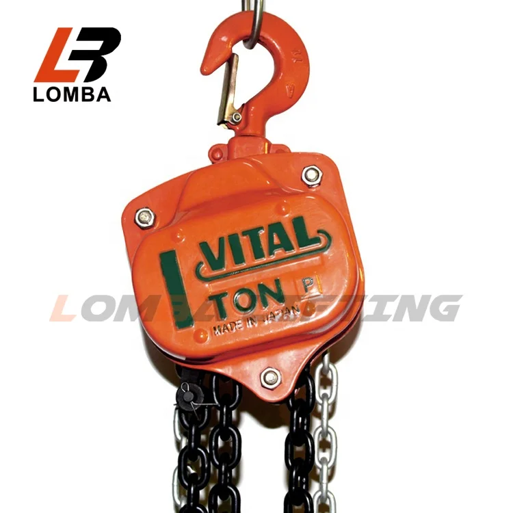 High Quality small size hand chain block 10Ton Vital lifting Chain double Puller Block