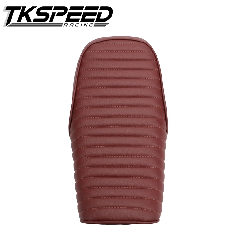  Новое коричневое винтажное плоское сиденье Brat седло для Кафе Racer GN CB200 CB350 CB400SS CB500 CB750 SR400 SR500 XJ XS KZ мотоциклетное