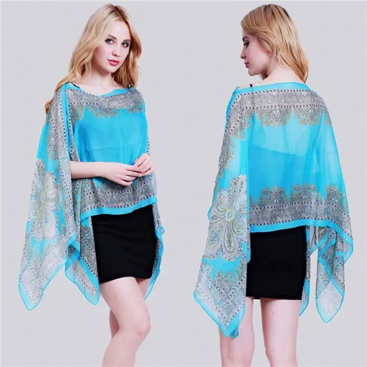 Womens Bikini Beach Wear Cover Up Clothing Printed Colorful Beachwear Kaftan/Womens Bikini Swimsuits