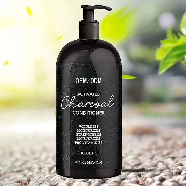 Собственная торговая марка, оптовая продажа, 100% чистый натуральный органический питательный коллаген, Кондиционер для волос с активированным углем