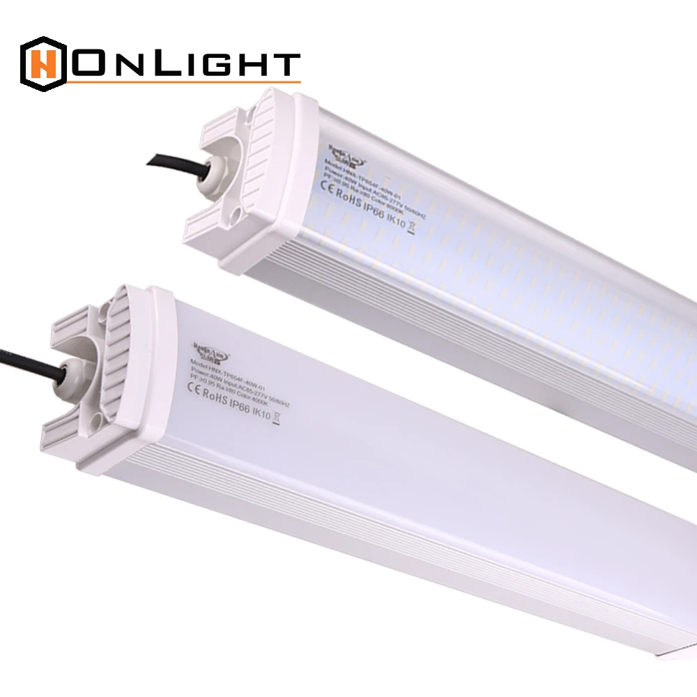 Surface mounted wraparound luminaire linear hanging linkable led shop batten light ip65 led batten luminaires