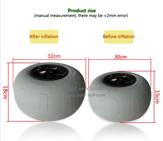 YONK beach cart wheel inflating beach wheel sand wheel