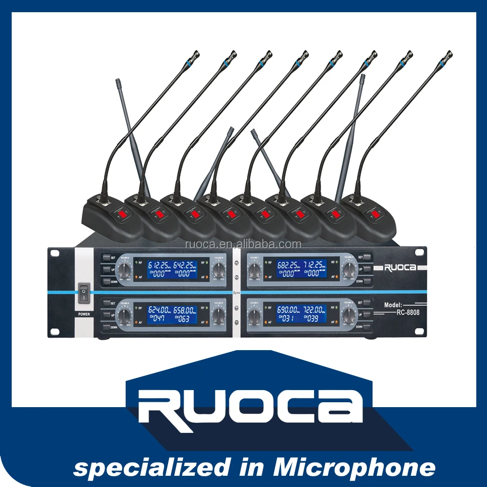 Конференц-системы, отвечающей цифровой беспроводной микрофон для конференц-зал звуковая система