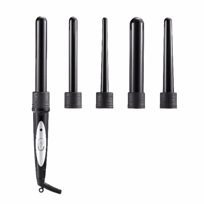 High Quality Salon Home Multifunctional Hair Curler with Changeable Barrel Customized 5 in 1 Curler Set