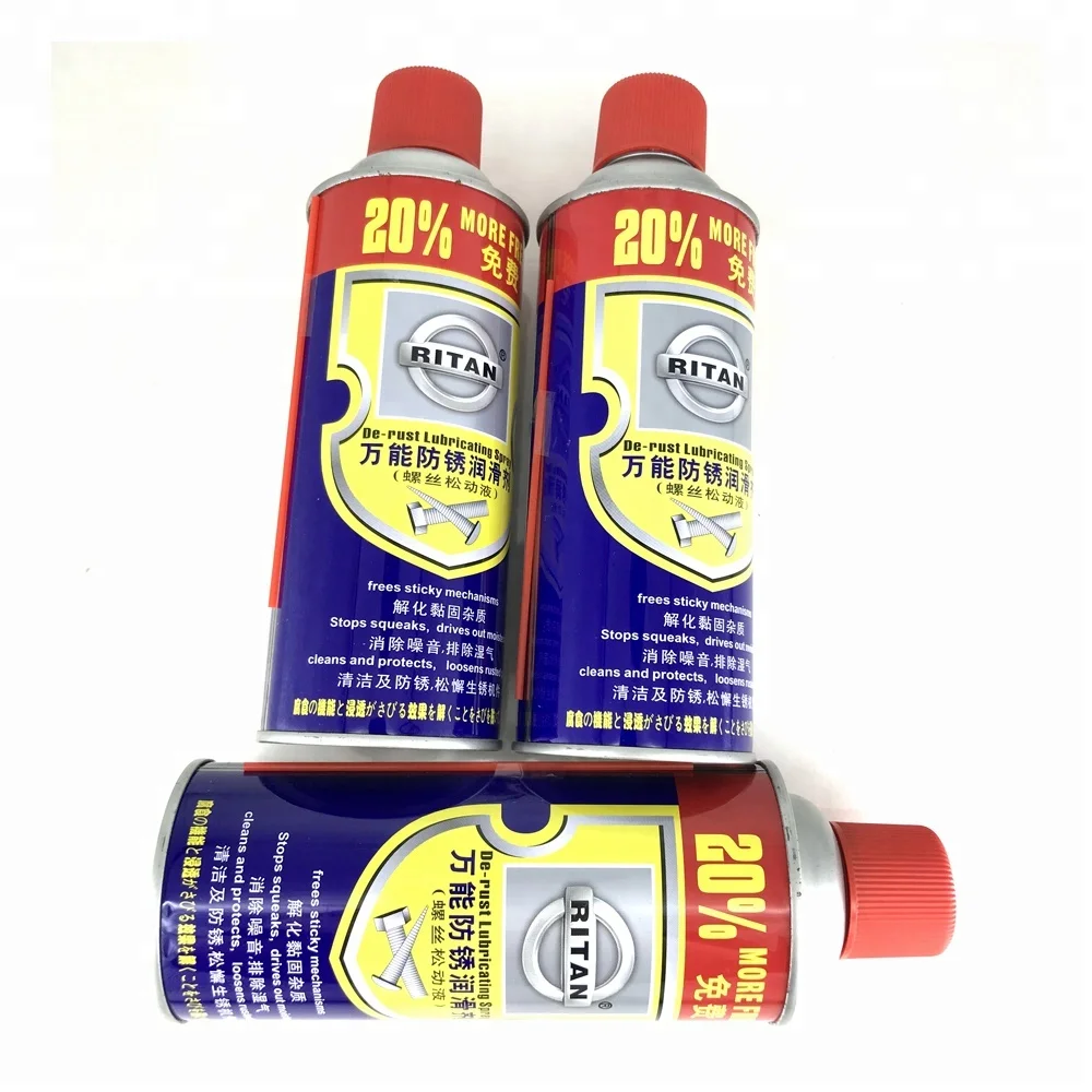 
High quality Professional De-rust Lubricating Spray anti rust spray auto rust 