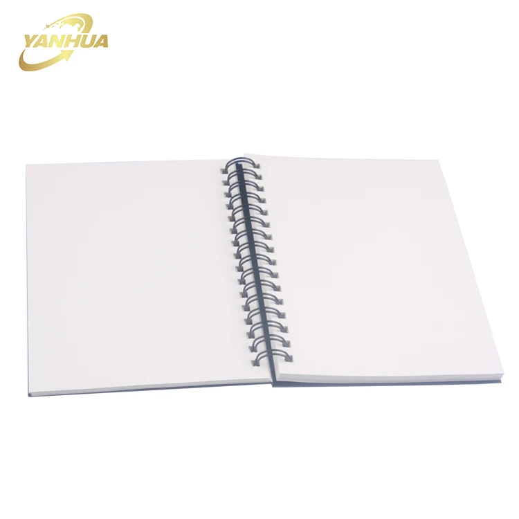 Logo Printed Practical Hard PVC Cover Cheap Spiral Notebook