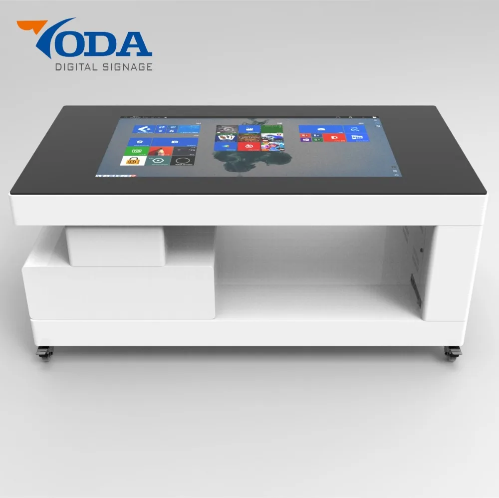 43 Inch LCD touch screen smart table with Android OS for home, office, vip room