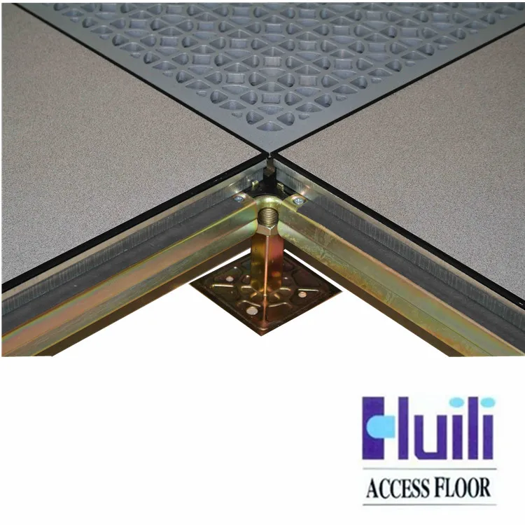 Anti-static Woodcore Raised Floor with HPL with PVC Edge Trim