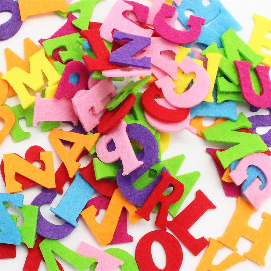 Die Cut out alphabet letter felt A to Z for DIY craft Project