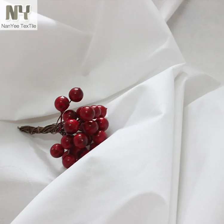  Текстиль Nanyee 70 г/кв. М светло-яркий белый цвет 100% хлопчатобумажная ткань для