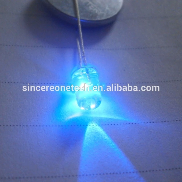 Led Diodes 5 mm RGB, round shape RGB leds slow flashing water clear lenses factory price