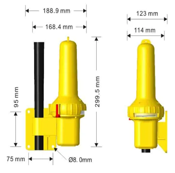 VAI8 HX-5000 GMDSS AIS SART (Поисково-спасательный передатчик)