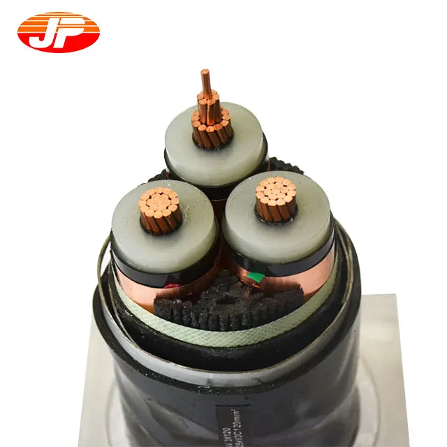 95мм2 ~ 300мм2 высоковольтный XLPE ПВХ покрытие Электрический силовой кабель цена (48кв, 66кв, 110кв, 132кв)