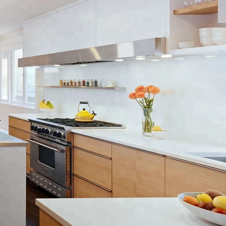 silkscreen printed tempered Glass backsplash for kitchen