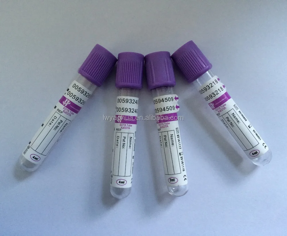 edta 3k vacuum blood collection tube single use