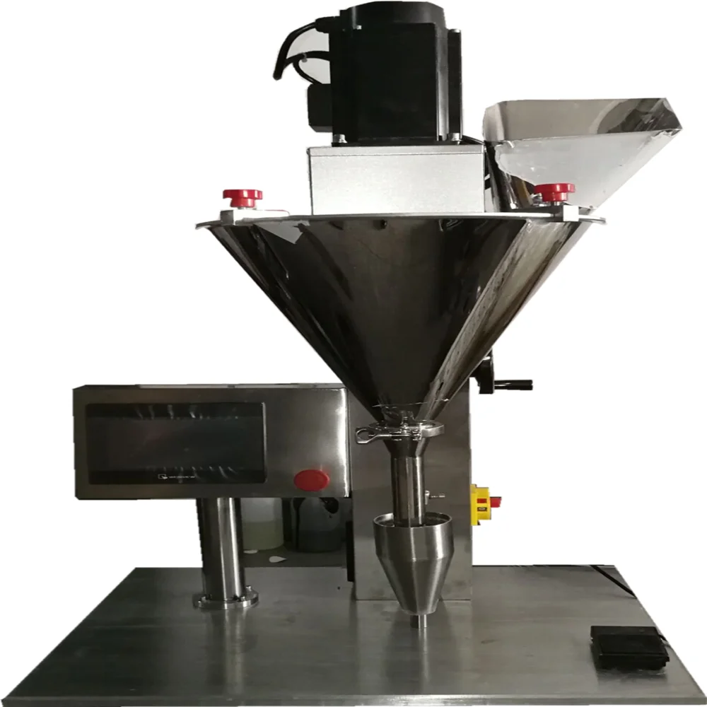 Производство маленький FHG-500F столешница ручной шнека фасовочная машина для порошковых продуктов для девочек возрастом от 1 до 200 г