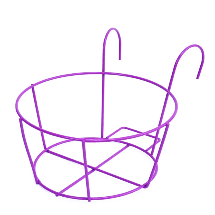 Высокое качество оптовая продажа мини балкон плантатор стенд открытый красочный