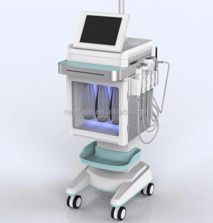 A-W02X Professional 6 in 1 water dermabrasion skin cleansing lifting spa facial massager