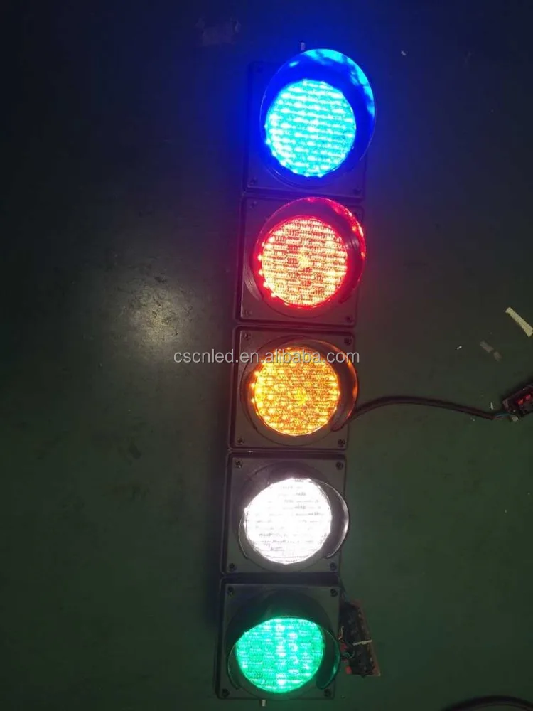 High brightness 5 colors 100mm traffic lights