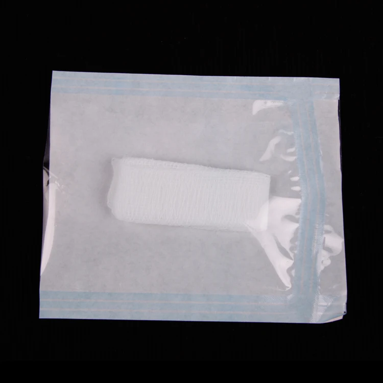 Medical super absorbent cotton sterile surgical ribbon gauze