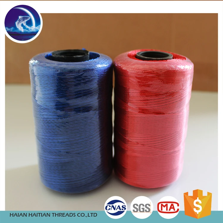 china manufacturer high tenacity feature rubber polyester sewing thread