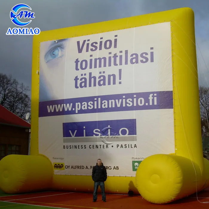 Cheap air billboard structure, inflatable used billboard signs sale