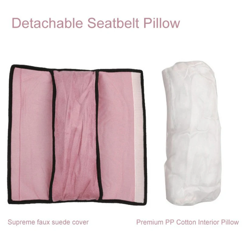 
Children Baby Safety Strap Plush Soft Headrest Neck Support Pillow Shoulder Pad for Car Safety Seatbelt,Car Belt Pillow 