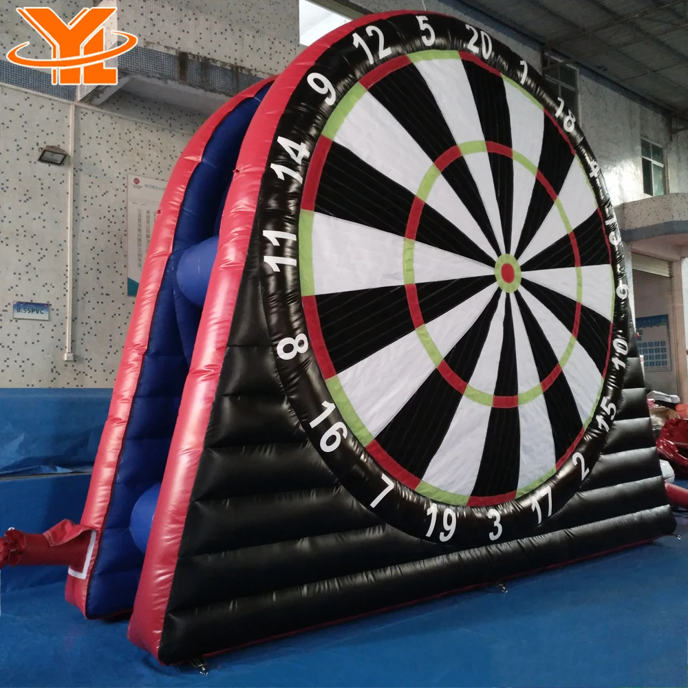 Outdoor Inflatable Board Game, Inflatable Soccer Darts Board