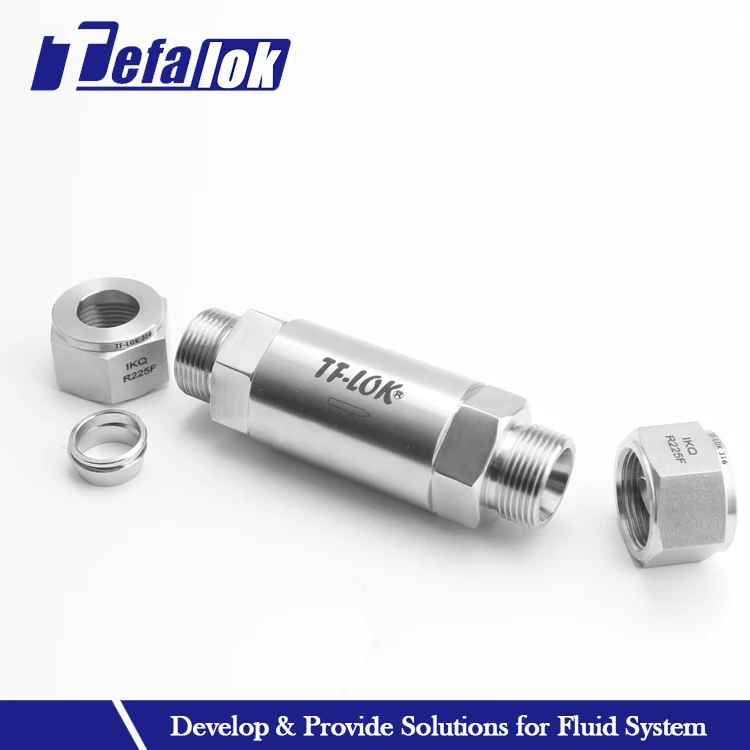 ss spring non return fuel check valve