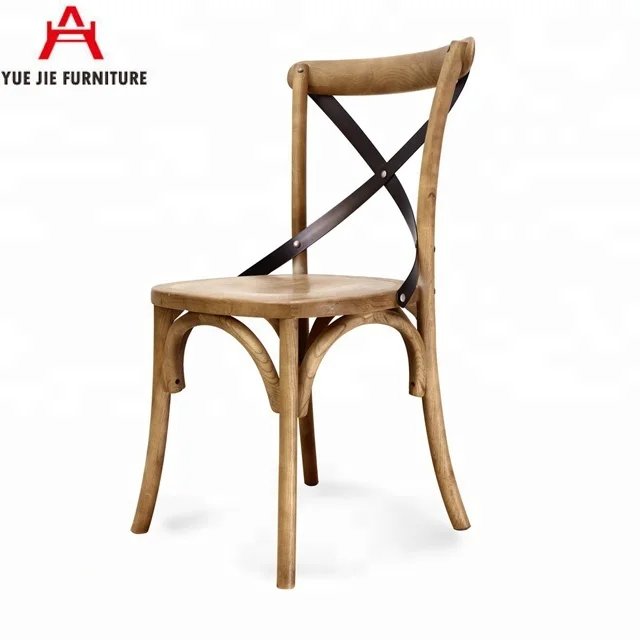 
Dining Room Hotel Wooden Cross Back Chair 