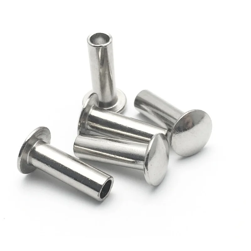 Five star factory manufacturing semi-tubular pan head rivets stainless steel semi-tubular rivets stainless steel rivet
