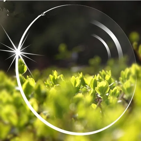 resin ophthalmic lenses for myopia and hyperopia