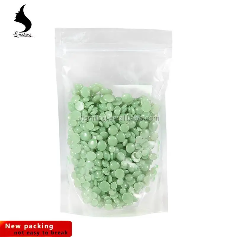 
100g Depilatory Wax Pellet Hot Film Hard Wax Beans Female Hair Removal No Strip Plainess Hard Wax 