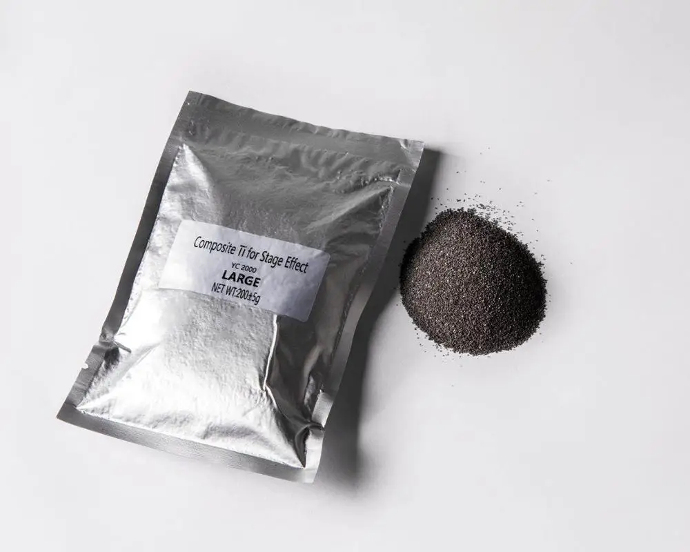 200 g titanium metal powder for sparkler original mini sparkler  machine set stage indoor party cold sparkler machine